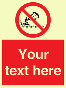 Custom No kite surfing